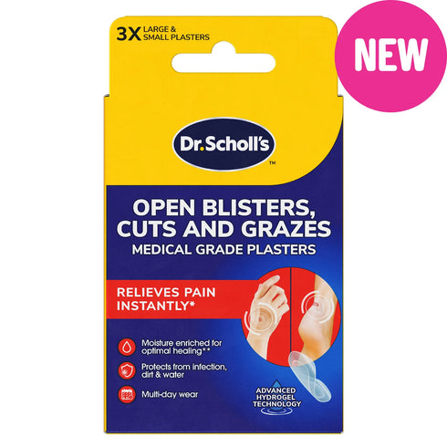 Dr Scholl's Open Blister, Cuts and Graze Medical Grade Plaster-SCHOLL-Matakana Pharmacy
